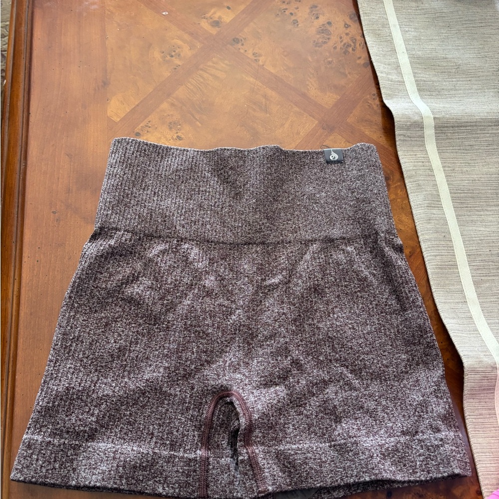 Brown Activewear Shorts